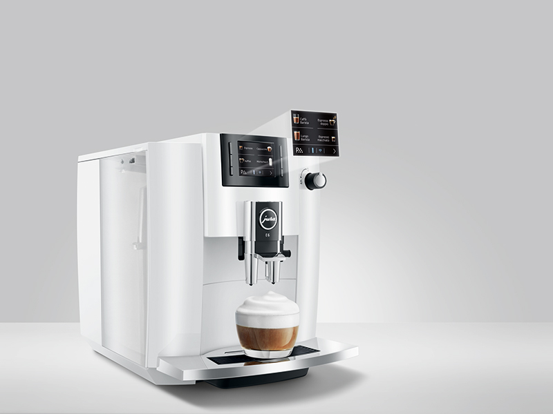 JURA Kaffeevollautomat E6 Piano White (EB)