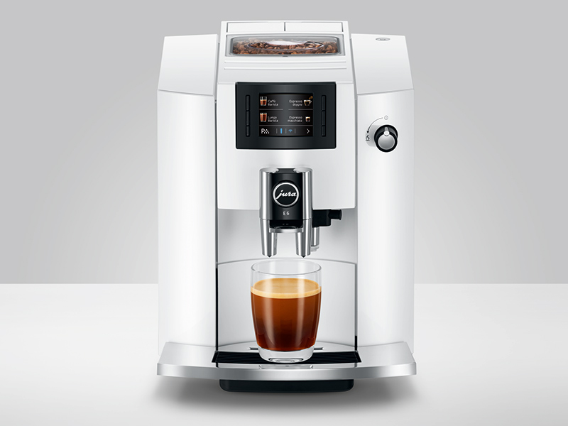 JURA Kaffeevollautomat E6 Piano White (EB)