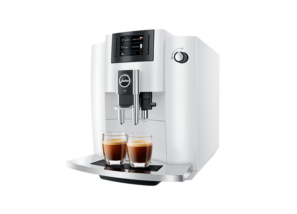 JURA Kaffeevollautomat E6 Piano White (EB)