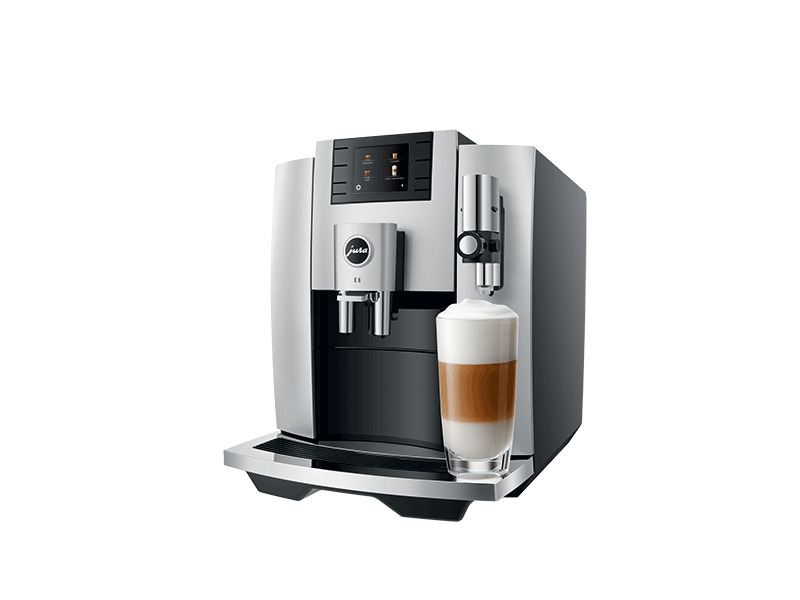 JURA Kaffeevollautomat E8 Moonlight Silver (EB)