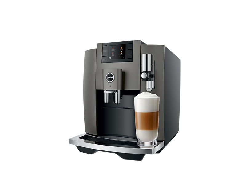 JURA Kaffeevollautomat E8 Moonlight Silver (EB)