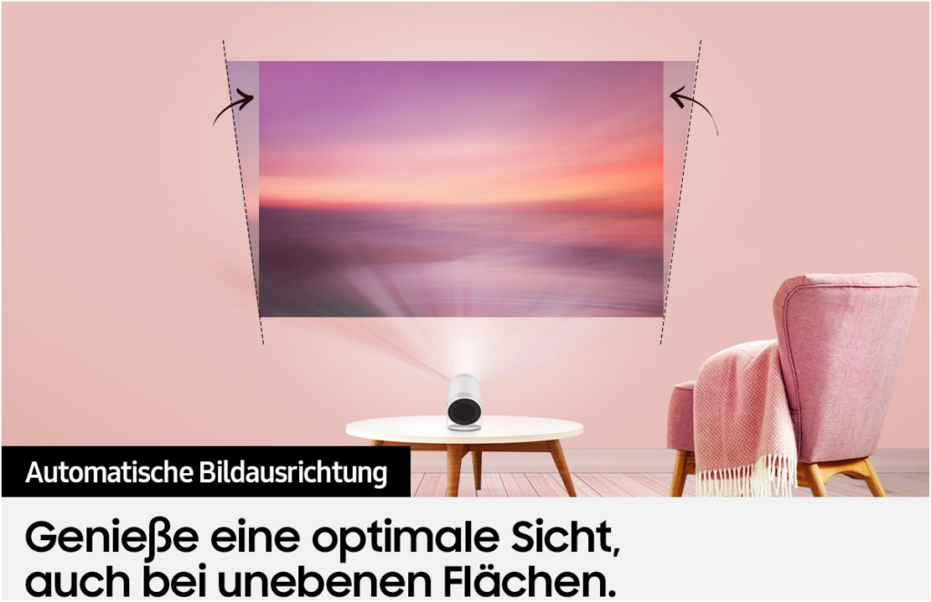 Samsung SP-LSP3BLAXXE The Freestyle Portable DLP-Projector