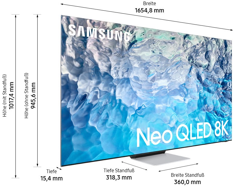 Samsung GQ75QN900BTXZG Neo QLED TV 75 Zoll