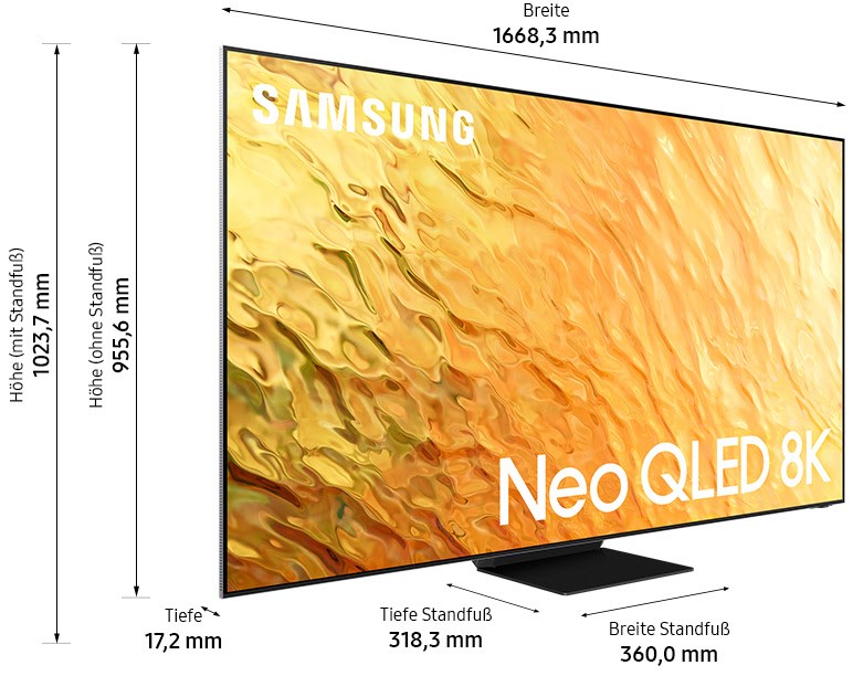 Samsung GQ75QN800BTXZG 75 Zoll