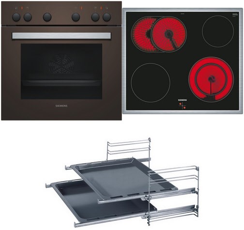 Siemens EQ110KS1BB braun Einbau Herd-Set