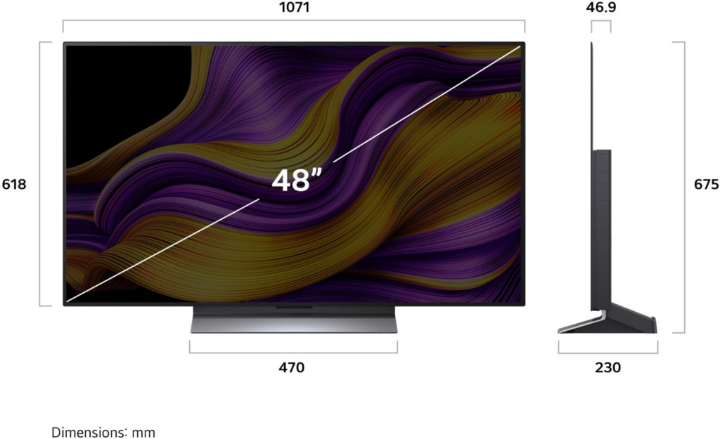 LG OLED48G59LS sw OLED-TV