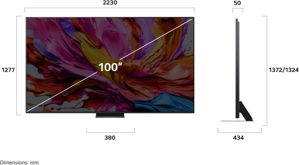 LG 100QNED86A6 sw QNED-TV