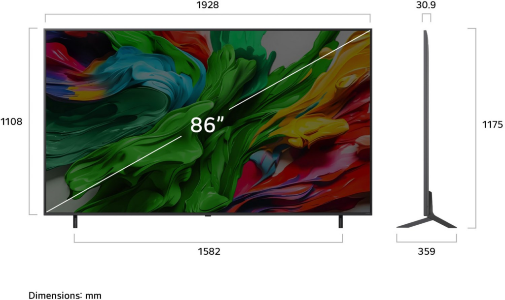 LG 86QNED85A6C sw QNED-TV