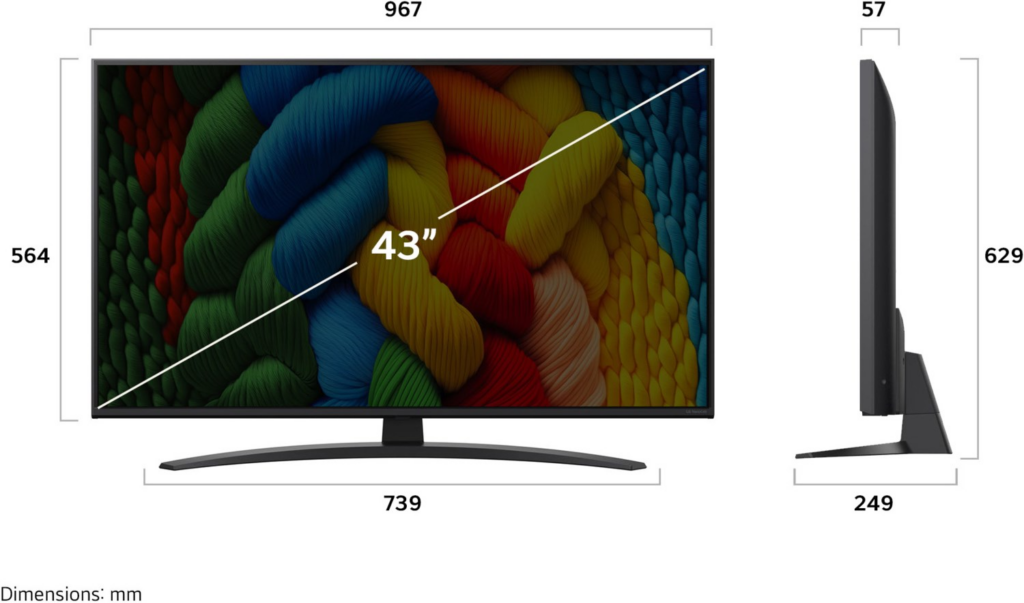 LG 43NANO81A6A sw NanoCell LED-TV