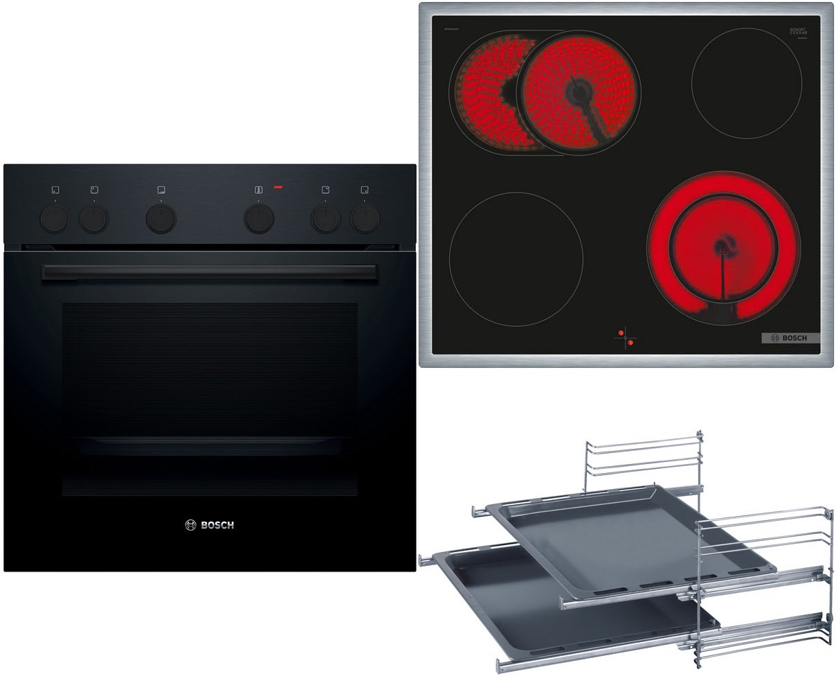 Bosch HND211GR3 sw EB-Herdset